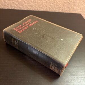 Vintage 1950s/1960s Saint Joseph Continuous Sunday Missal Book